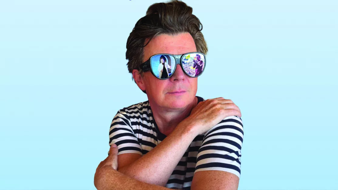 Rick Astley promotional image for event at The SSE Arena Belfast