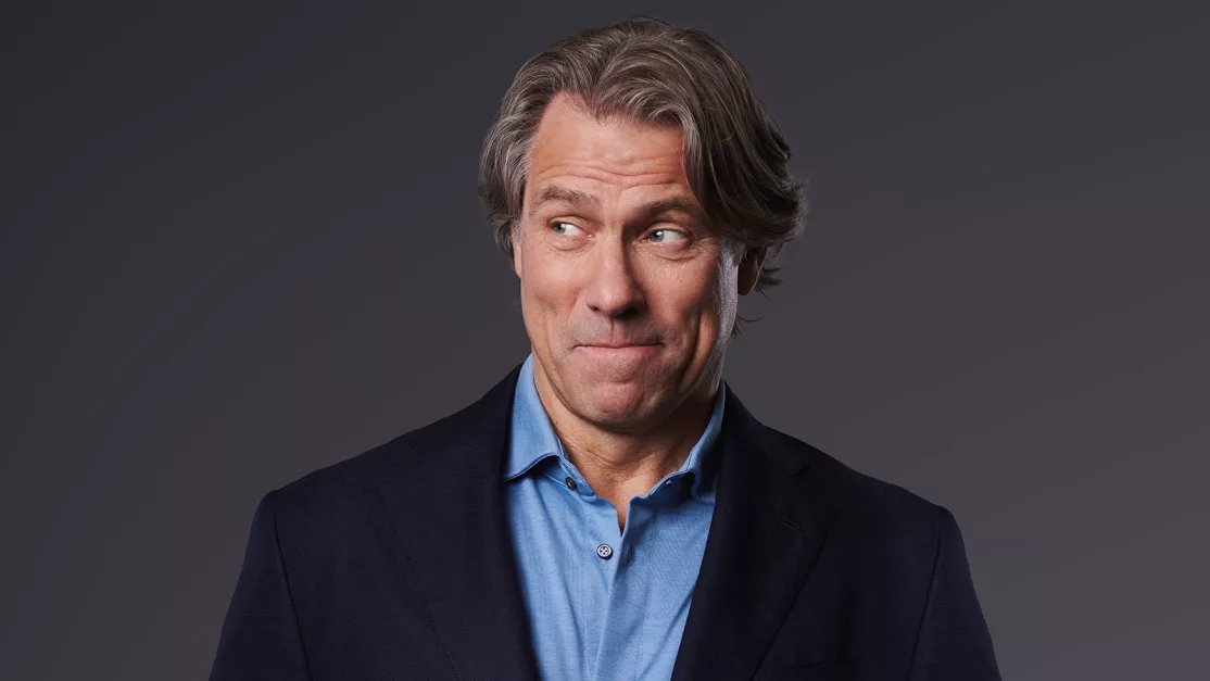 John Bishop promotional image for event at The SSE Arena, Belfast.