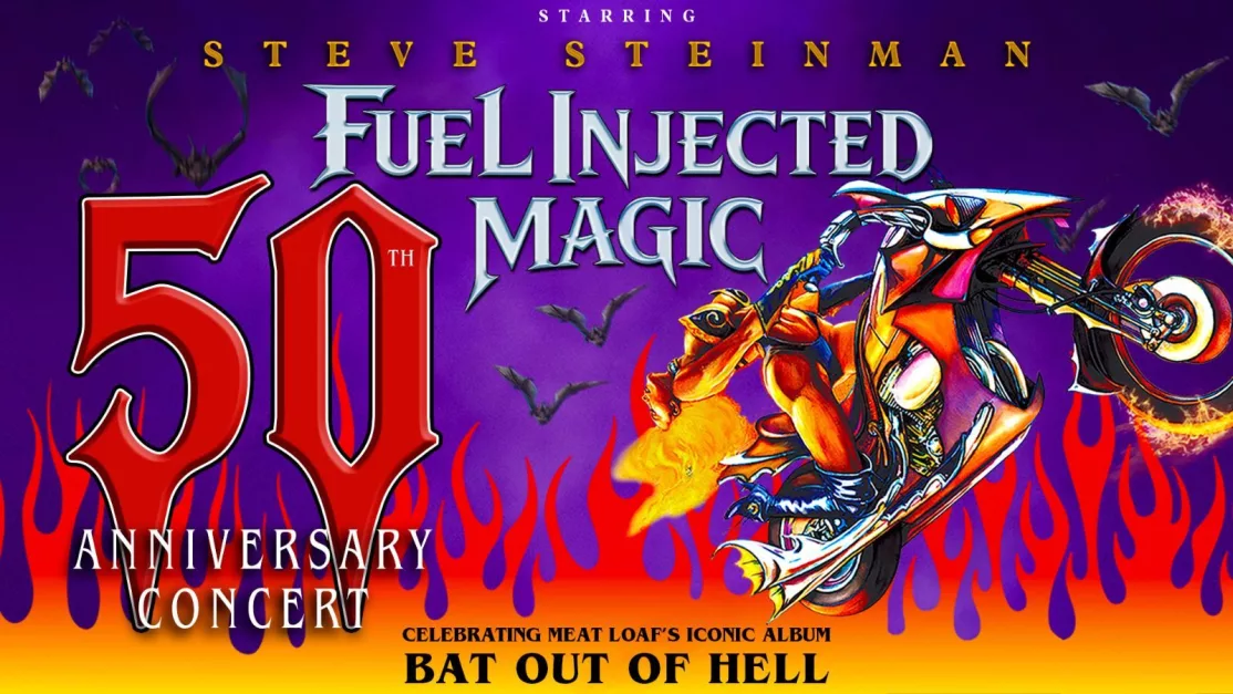 Promotional Image for Fuel Injected Magic 50th Anniversary Concert.