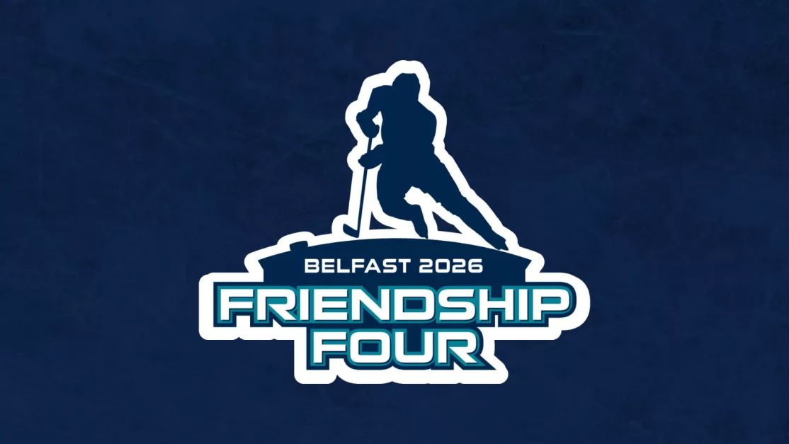 Promotional image for Friendship Four event at The O2 Belfast.