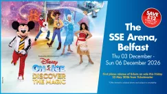 Promotional image for Disney on Ice presents Discover the Magic event at The SSE Arena, Belfast.