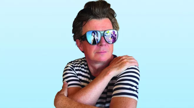 Rick Astley promotional image for event at The SSE Arena Belfast