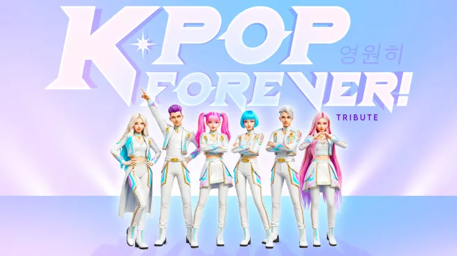 K-Pop Forever! Tribute promotional image for event at The SSE Arena Belfast