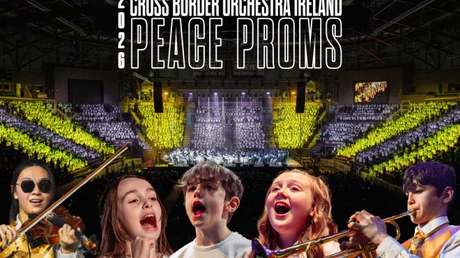 Peace Proms 2026 promotional image for event at The SSE Arena Belfast