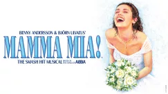 Mamma Mia! promotional image for event at The SSE Arena Belfast