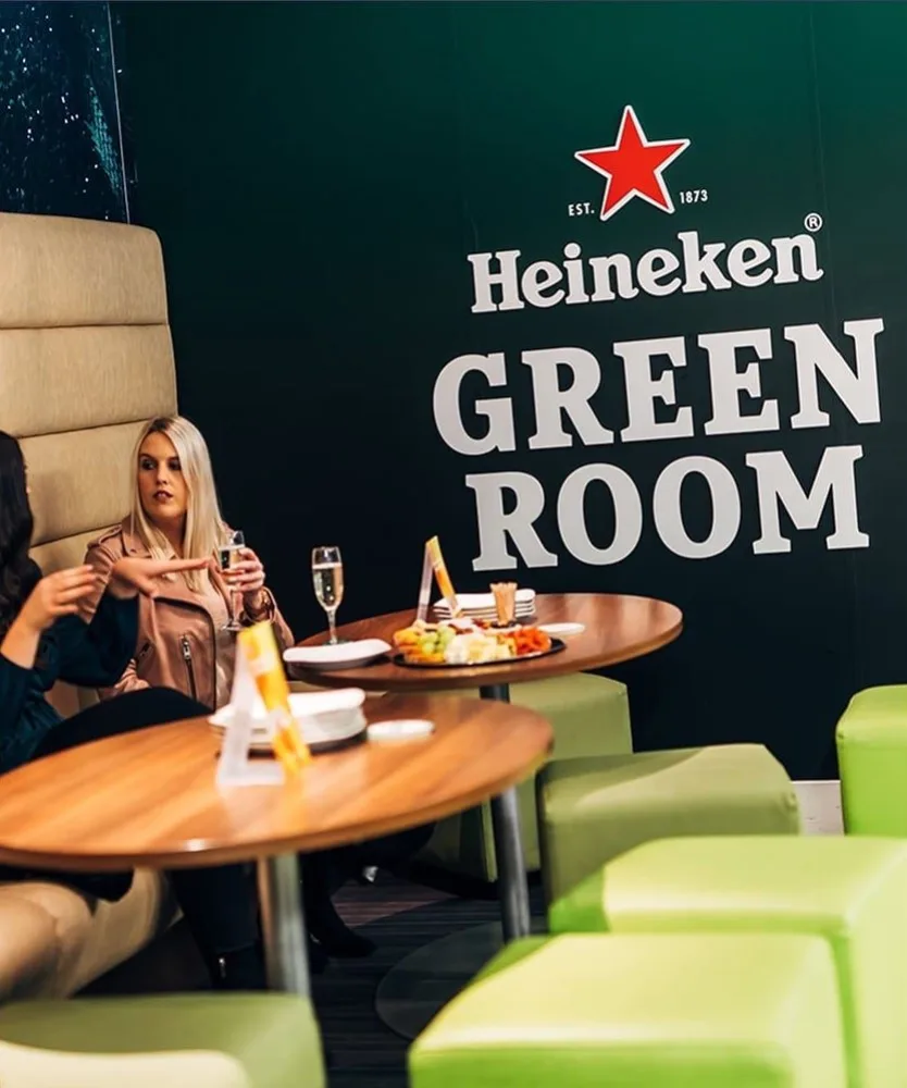 Heineken green room